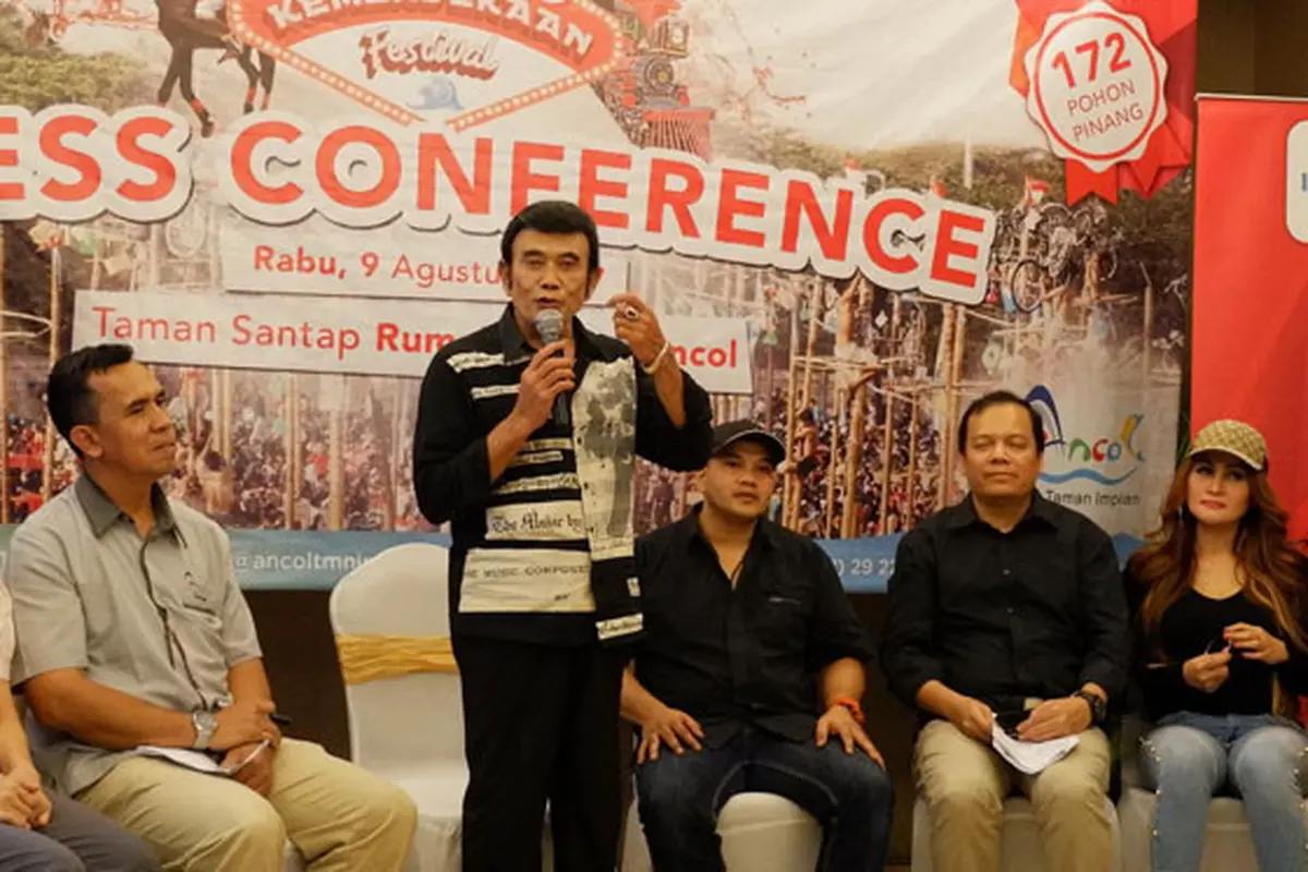 Rhoma Irama dan Artis DA Meriahkan Panggung Ancol Kemerdekaan 