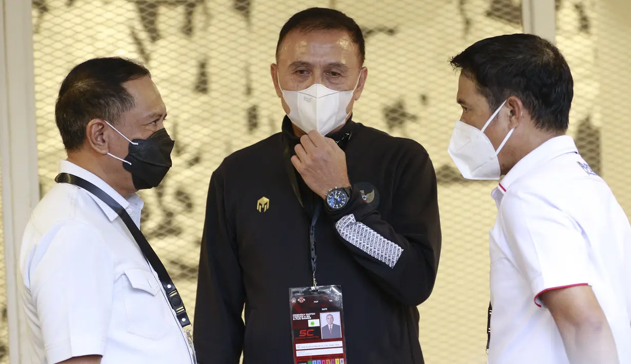 Semua kegiatan ini merupakan rekomendasi dari Kemenpora dan ingin memastikan langsung apakah pertandingan bisa dijalankan sesuai dengan apa yang disampaikan oleh PSSI. (Foto: Bola.com/M Iqbal Ichsan)
