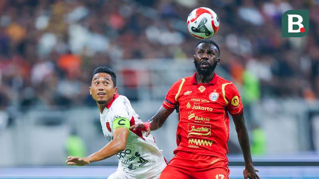  Dipaksa Imbang Bali United, Persija Jakarta Gagal Puncaki Klasemen BRI Super League