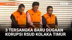 Komisi Pemberantasan Korupsi (KPK) kembali menetapkan dan menahan tiga tersangka baru dalam pengembangan penyidikan kasus dugaan korupsi proyek pembangunan RSUD Kolaka Timur, yang berawal dari operasi tangkap tangan (OTT) pada Agustus 2025.