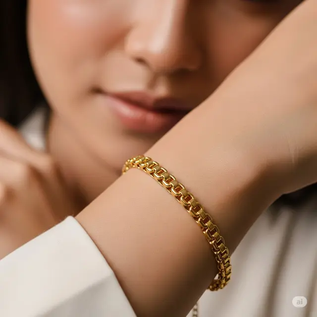 Model Gelang Emas Mewah yang Awet. Foto: Gemini