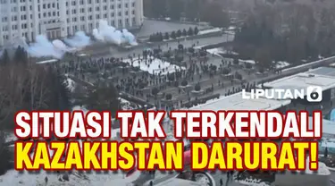 Situasi darurat sedang mengguncang negara Kazakhstan. Warga protes kenaikan harga bahan bakar yang dilakukan pemerintah, hingga menimbulkan penyerangan pada pejabat.