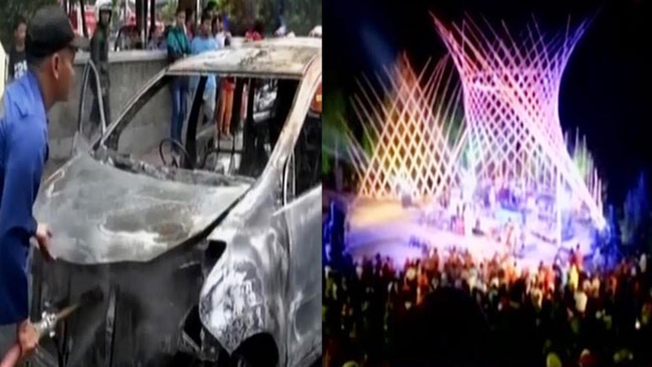 Mobil Peziarah Makam Terbakar hingga Perhelatan Jazz Gunung Ke-7