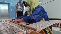 Emak Maya Pengrajin Tenun Gadod Majalengka terakhir. Foto (Istimewa)