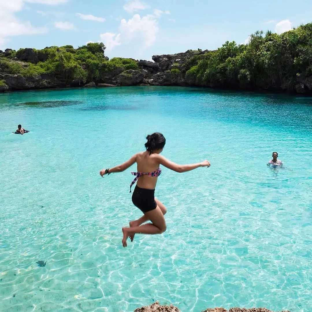 Danau Weekuri, Sumba, Nusa Tenggara Timur. (Sumber Foto: meidindatiara/Instagram)