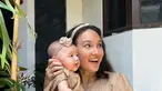 Lahir pada tanggal cantik, 22 Februari 2022, baby Djiwa kini genap berusia 5 bulan. (instagram.com/nadinelist)