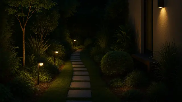 Gambar Taman Samping Rumah 1 Meter/ Ilustrasi gambar oleh AI