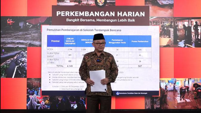 Pendidikan Sumut Bergeliat Lagi: 95% Sekolah Pascabencana Kembali Belajar