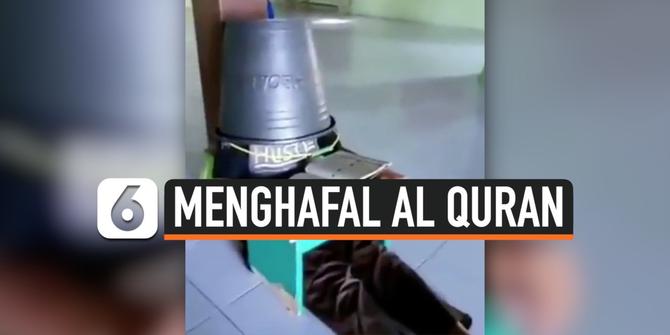 VIDEO: Bocah ini Pakai Cara Kocak Saat Menghafal Al Quran