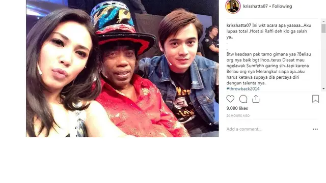 Kriss Hatta (Foto: Instagram)