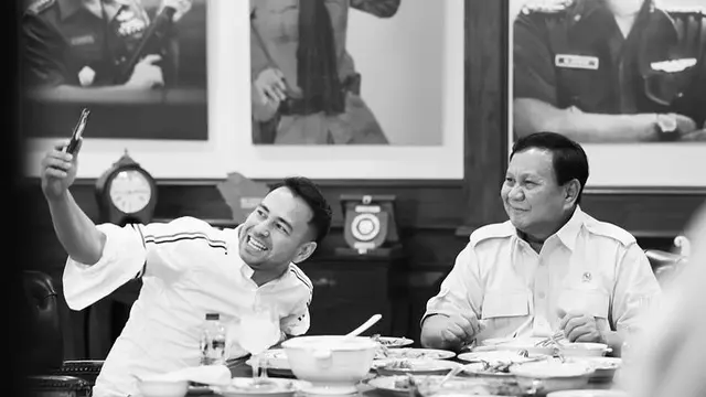 Raffi Ahmad dan Prabowo. (Foto: Dok. Instagram @prabowo)