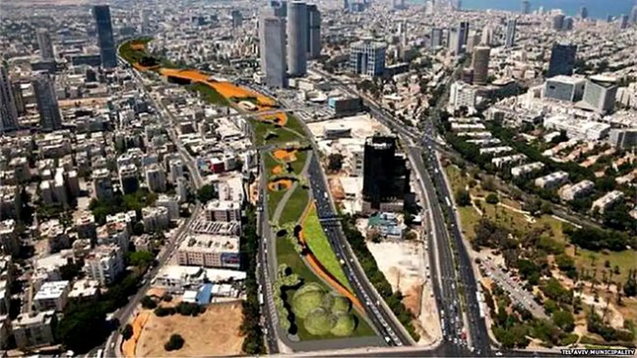 Tel Aviv Akan Bangun Taman Kota di Atas Jalan Raya