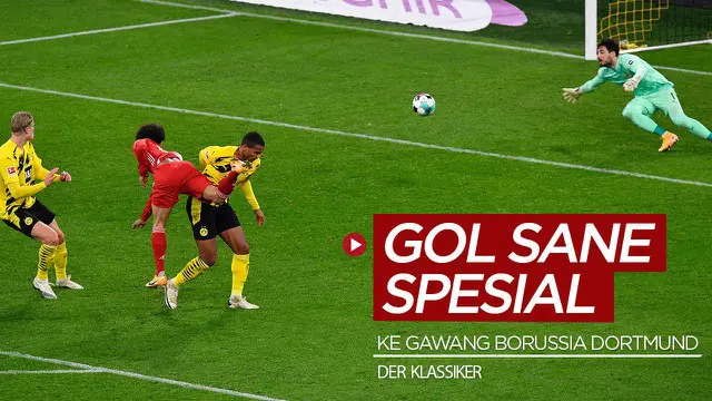 VIDEO: 3 Fakta yang Membuat Gol Ketiga Bintang Bayern Munchen, Leroy Sane di Bundesliga Spesial