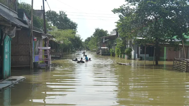Ilustrasi – Banjir Sidareja, Cilacap pada akhir 2017 lalu. (Liputan6.com/Muhamad Ridlo)