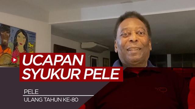 Berita video wawancara singkat bersama legenda sepak bola, Pele di hari ulang tahunnya ke-80