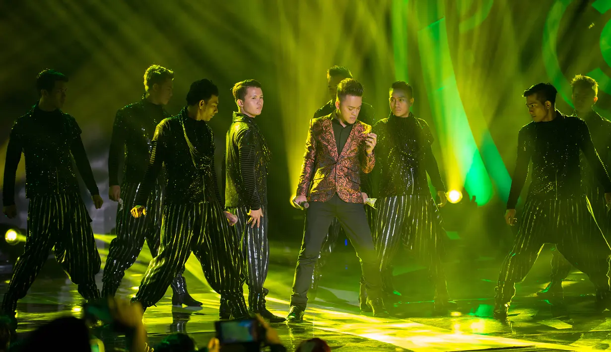 Danang Banyuwangi di final Dangdut Academy 2. (Foto: Desmond Manullang/Bintang.com)