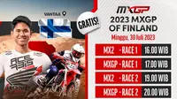 Link Live Streaming MXGP 2023 Finlandia di Vidio, Minggu 30 Juli 2023. (Sumber : dok. vidio.com)