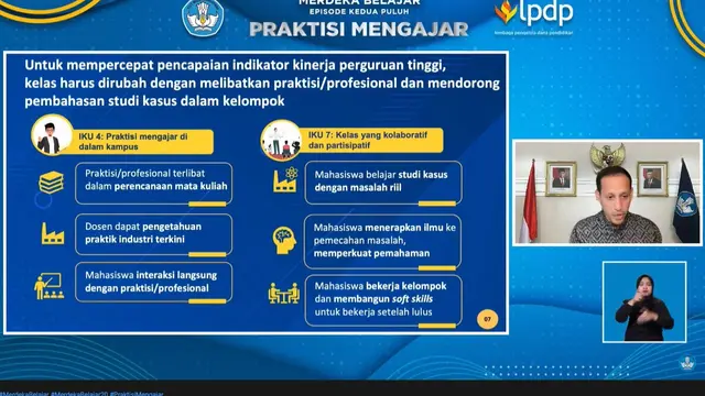 Mendikbudristek Nadiem Anwar Makarim