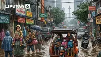 Infografis Banjir Rob Hantui Warga Pesisir Jakarta