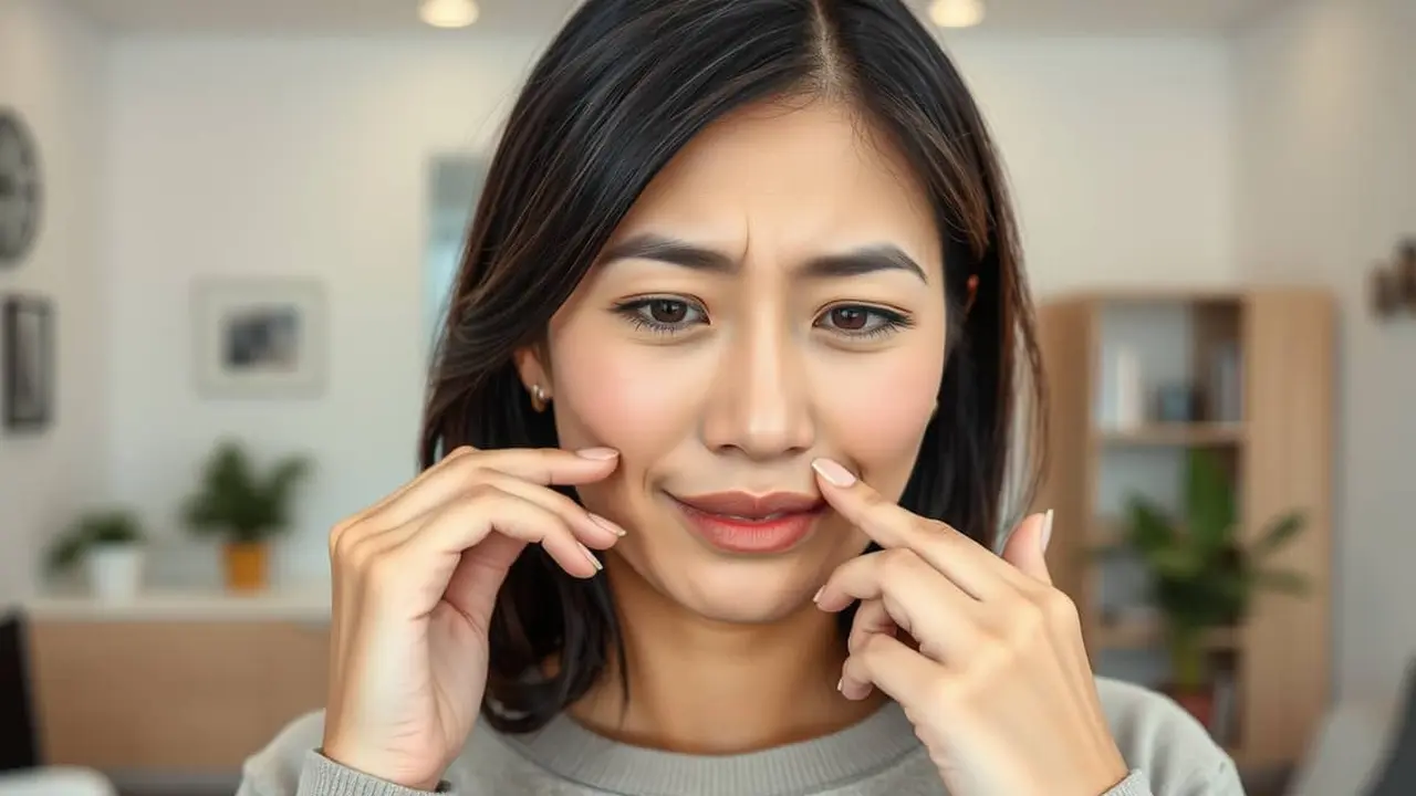 arti kedutan bibir atas