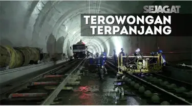 Ini menjadi  terowongan terpanjang kereta dengan kecepatan diatas 300 km/jam.