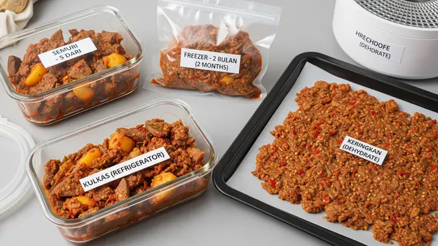 Penyimpanan Sambal Goreng Hati