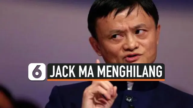 Pendiri Alibaba Group, Jack Ma, dikabarkan telah menghilang dari publik selama dua bulan. Jack Ma sempat mengkritik sistem regulasi China dalam pidatonya di Shanghai pada akhir Oktober 2020 lalu.