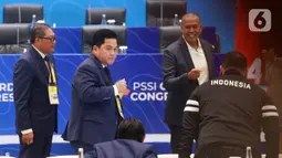 Kongres Biasa PSSI dihadiri oleh jajaran PSSI, delegasi yang memiliki hak suara, serta perwakilan Menteri Pemuda dan Olahraga (Menpora), dan NOC Indonesia.  (Bola.com/M Iqbal Ichsan)