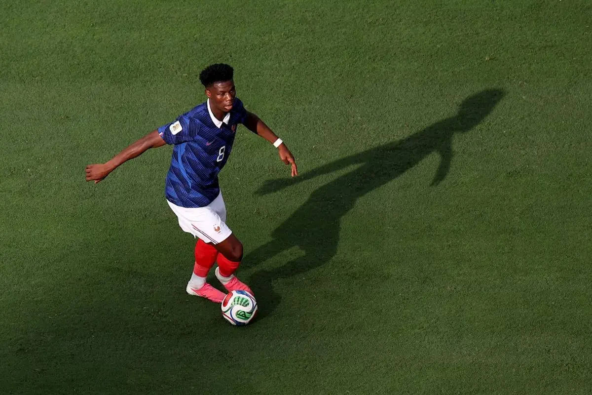 Aurélien Tchouaméni bermain di Piala Dunia