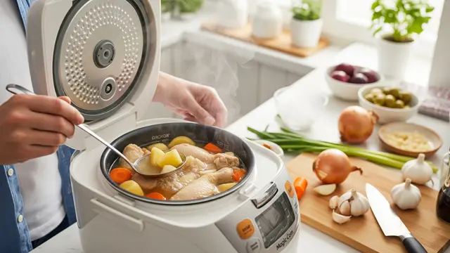 Sop Ayam Masak Pakai Magic Com