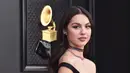 Olivia Rodrigo tiba pada ajang Grammy Awards 2022 di MGM Grand Garden Arena, Las Vegas, Amerika Serikat, 3 April 2022. Olivia Rodrigo meraih penghargaan Best Pop Vocal Album, Best New Artist, dan Best Pop Solo Performance. (Photo by Jordan Strauss/Invision/AP)