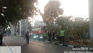 Transjakarta 'Jalur Langit' Hanya Sampai Halte JORR Imbas Truk Mogok