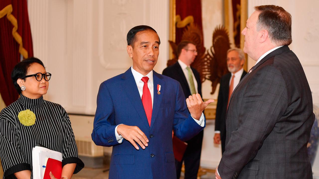 Jokowi Terima Kunjungan Menlu AS Mike Pompeo di Istana