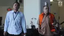 Cagub Sulawesi Utara Asrun usai menjalani pemeriksaan lanjutan di KPK, Jakarta, Selasa (22/5). Asrun diperiksa sebagai tersangka untuk melengkapi berkas keterkaiatan suap pengadaan barang dan jasa tahun 2017-2018 di Kota Kendari. (Merdeka.com/Dwi Narwoko)