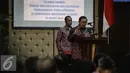 Sekretaris Kabinet Pramono Anung memberikan sambutan dalam acara pencanangan dan sosialisasi pembangunan zona integritas di Sekretariat Kabinet RI, Jakarta, Selasa (29/3). (Liputan6.com/Faizal Fanani)