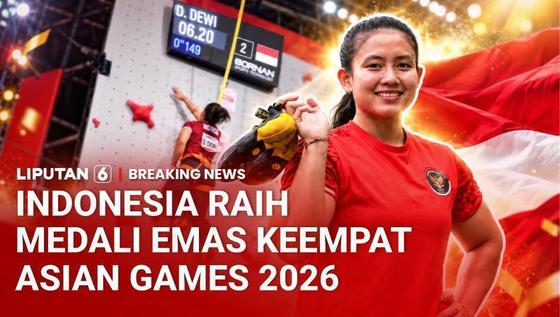 Desak Made Raih Emas Speed Putri, Indonesia Penuhi Target Empat Medali Emas Asian Games 2026