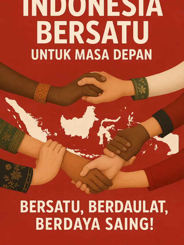 Contoh Poster 17 Agustus 2025 (Foto: ChatGPT)