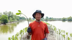 Dalam program ini, BRI Peduli melibatkan dua kelompok tani setempat, yaitu kelompok Nelayan Mina Bakti Bersama dan Kelompok Tani Hutan (KTH) Sumber Makmur.