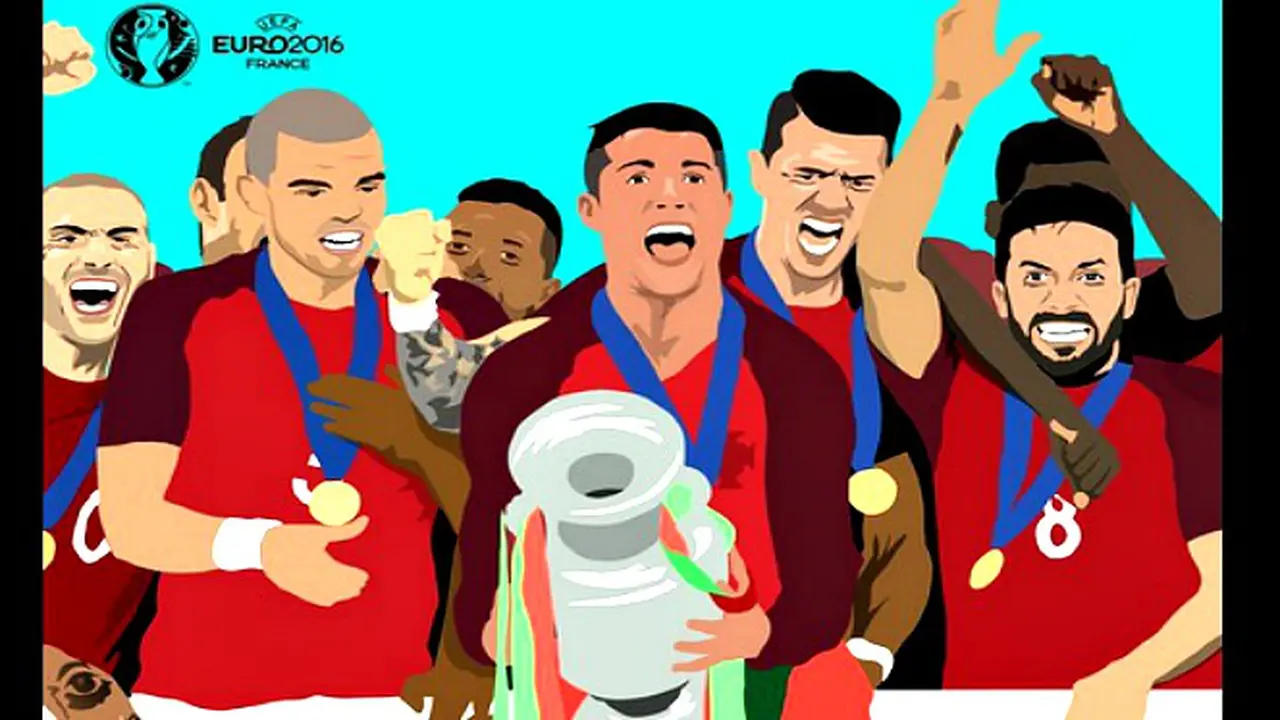 Netizen Riuh Rayakan Kemenangan Portugal Juara Piala Eropa 2016