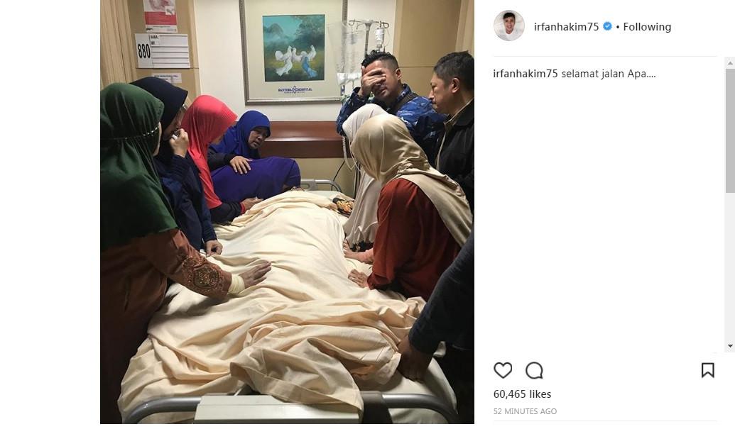 Ayah Meninggal, Irfan Hakim Tak Kuat Tahan Air Mata 