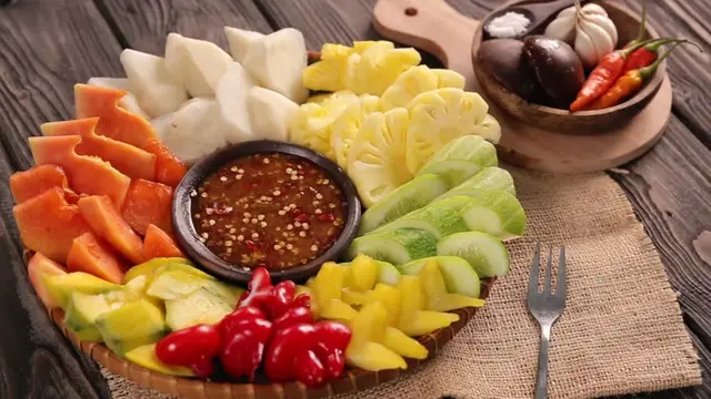 ilustrasi jajanan kaki lima untuk diet/cookpad