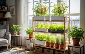 Kebun Sayur yang Bisa Ditanam di Pot Kecil dalam Apartemen. Foto: Gemini