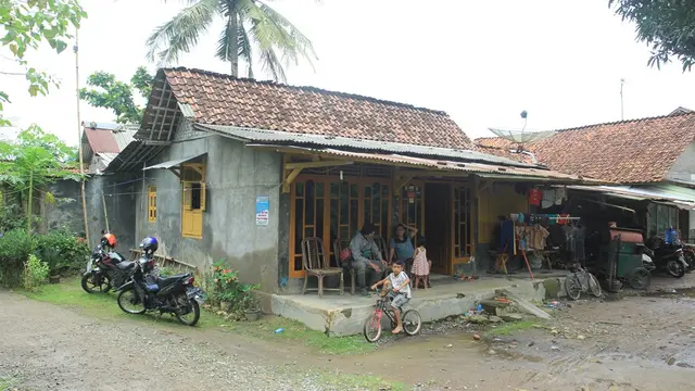 Salah satu sudut kampung Tampungan, di Kecamatan Cipari, Cilacap, Jawa Tengah. (Foto: Liputan6.com/Kukuh-Muhamad Ridlo)