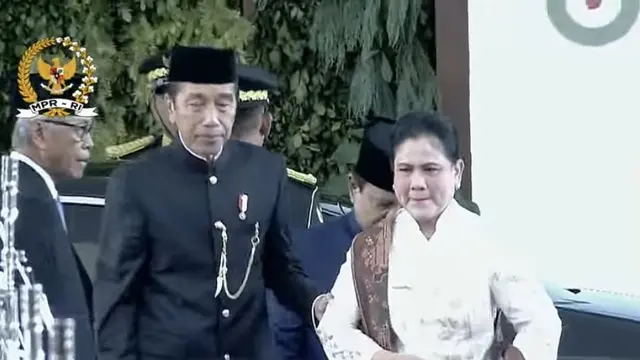 Penampilan Keluarga Jokowi di Pelantikan Prabowo-Gibran. [Youtube MPR]