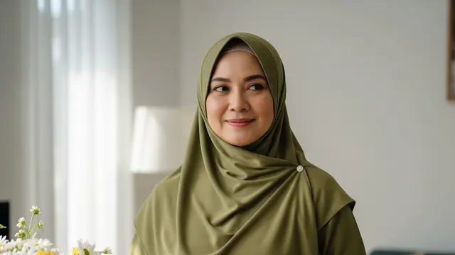 Gamis Santai Ibu Rumah Tangga 50 Tahun