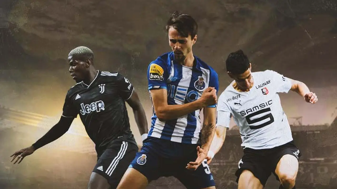 Ilustrasi - Paul Pogba, Fabio Vieira, Nayef Aguerd