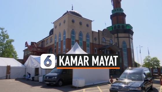 VIDEO: Masjid di Inggris Diubah Jadi Kamar Mayat Sementara Korban Covid-19