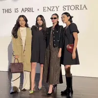 Publik Figur Kenakan Pakaian Enzy Storia Hasil Kolaborasi dengan Brand Lokal. [@alikaislamadina]