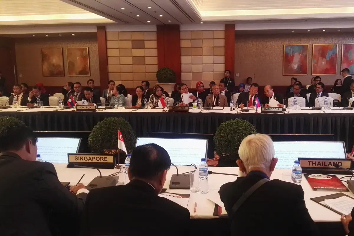 Sidang umum ke-38 Parlemen Se-Asia Tenggara atau ASEAN Inter-Parliamentary Assembly (AIPA) di Filipina. (Liputan6.com/Raden Trimutia Hatta)
