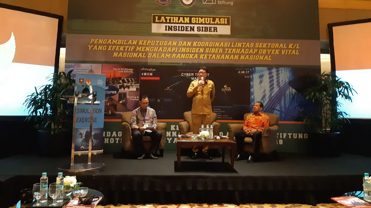 Simulasi insiden siber